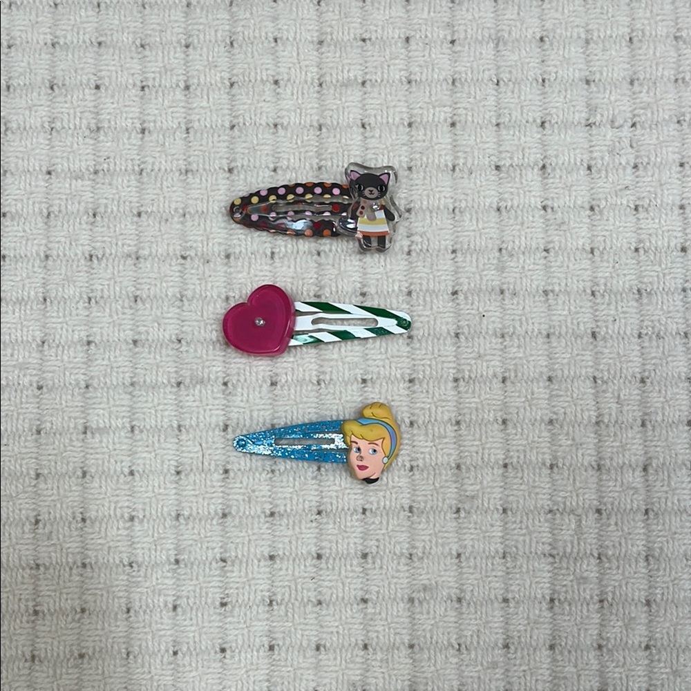 Set of 3 Decorative Hair Clips